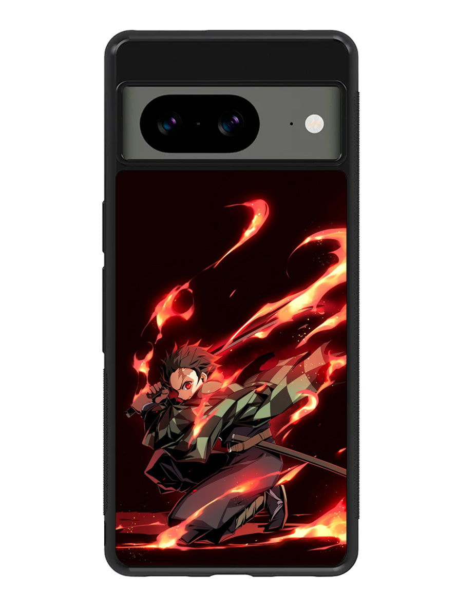 Tanjiro Kimetsu No Yaiba Google Pixel 8 Case QC5379