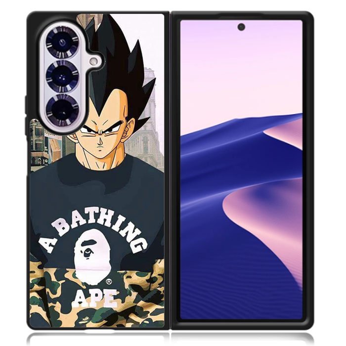 A Bathing Ae Vegeta Samsung Galaxy Z Fold 7 Case OV0402