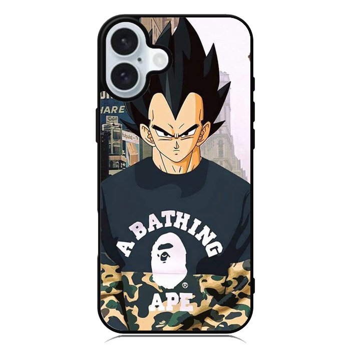 A Bathing Ae Vegeta iPhone 16 Plus Case QC0402