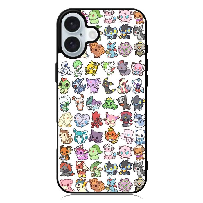 Pattern Pokemon iPhone 16 Case QC0065