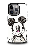 Mickey Mouse Hand Drawing iPhone 14 Pro Case QC0066