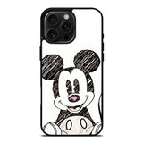 Mickey Mouse Hand Drawing iPhone 16 Pro Max Case OV0066