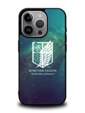 Attack in Titan Shingeki no Kyojin Scouting Legion Wings of Freedom iPhone 14 Pro Case QC0085