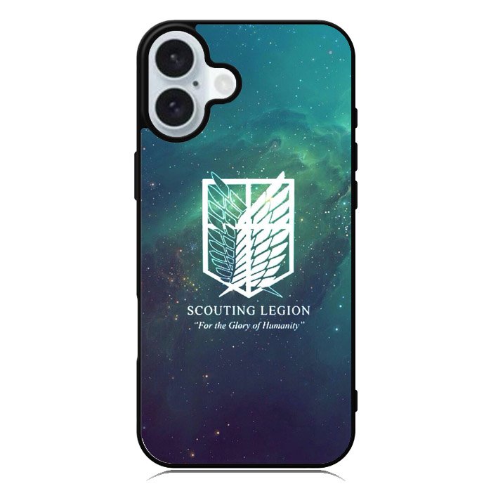 Attack in Titan Shingeki no Kyojin Scouting Legion Wings of Freedom iPhone 16 Plus Case QC0085
