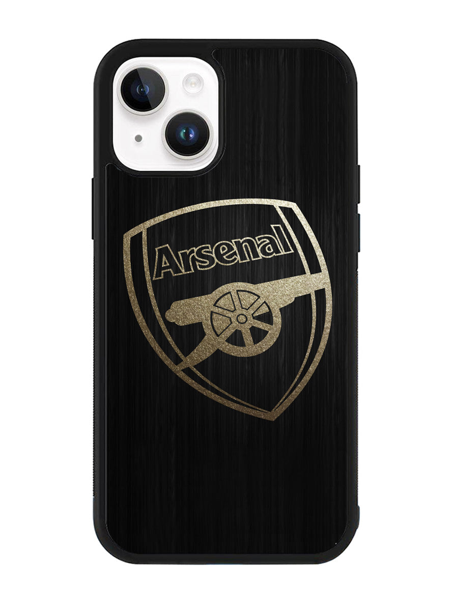 Arsenal Logo Gold 1st iPhone 15 Case