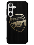Arsenal Logo Gold 1st Samsung Galaxy S25 5G Case