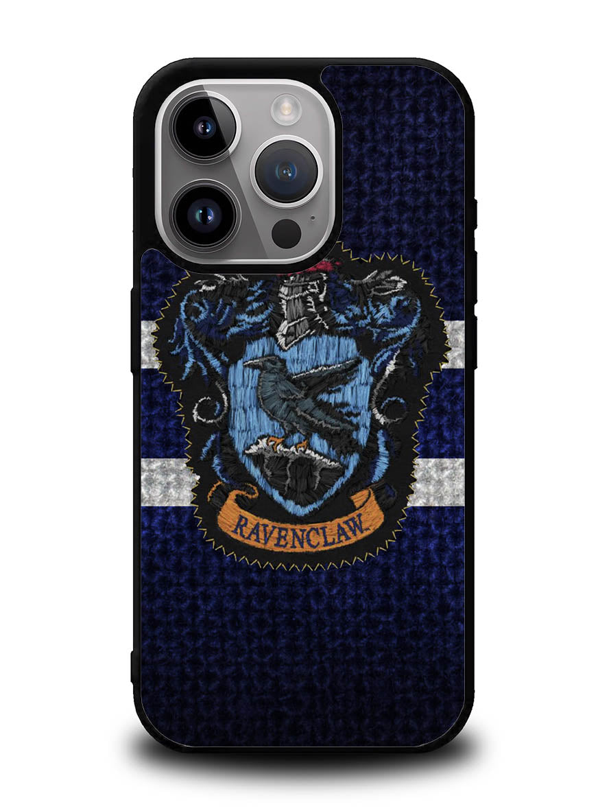 Harry Potter Knit Ravenclaw Wall Crest Logo iPhone 14 Pro Max Case QC0527