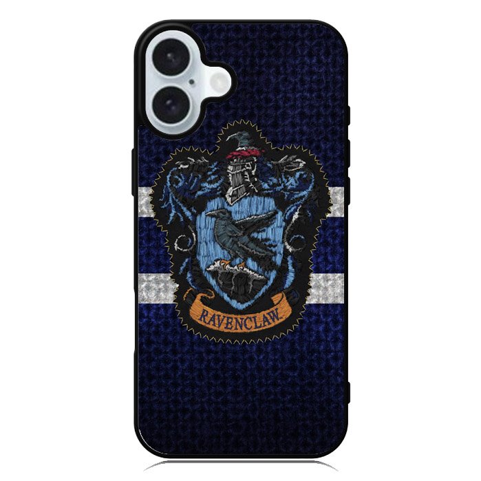 Harry Potter Knit Ravenclaw Wall Crest Logo iPhone 16 Plus Case QC0527