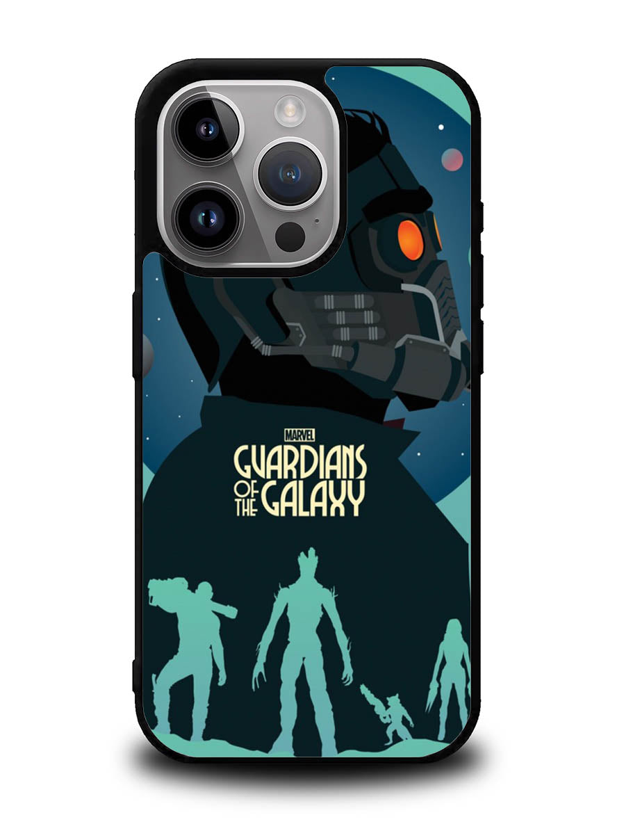 Guardians of the Galaxy sinluet iPhone 14 Pro Max Case QC0532