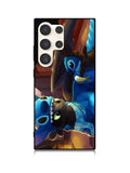 Toothless and Stitch Parody Samsung Galaxy S25 Ultra 5G Case QC0550
