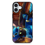 Toothless and Stitch Parody iPhone 16 Plus Case QC0550
