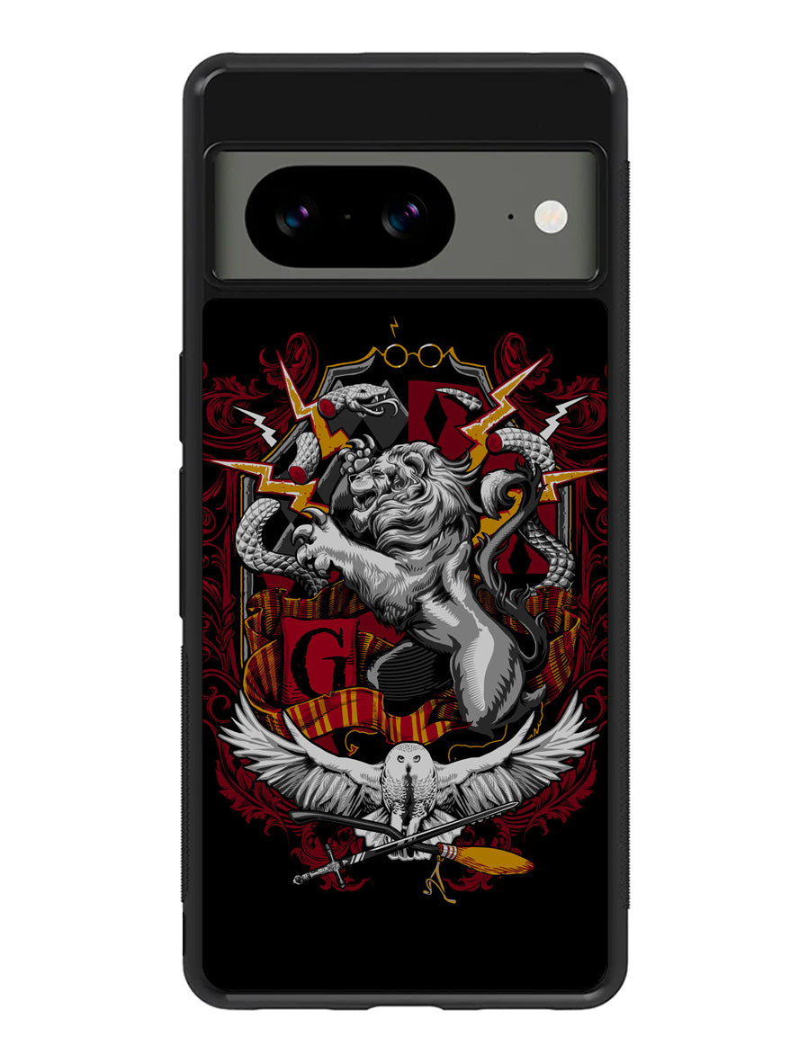 Harry Potter Crest Gryffindor Google Pixel 8 Case QC0563