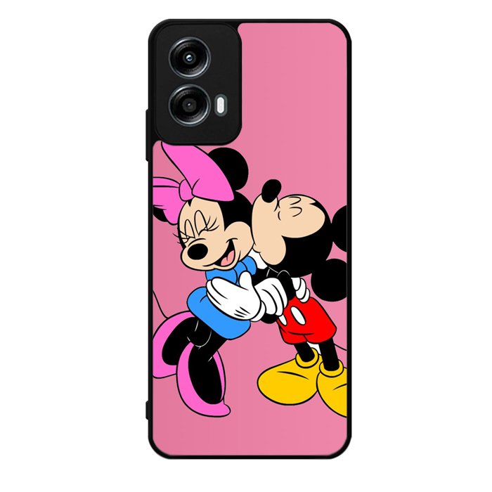 Romantic Mickey and Minnie Mouse Motorola Moto G Play 2024 Case OV2667