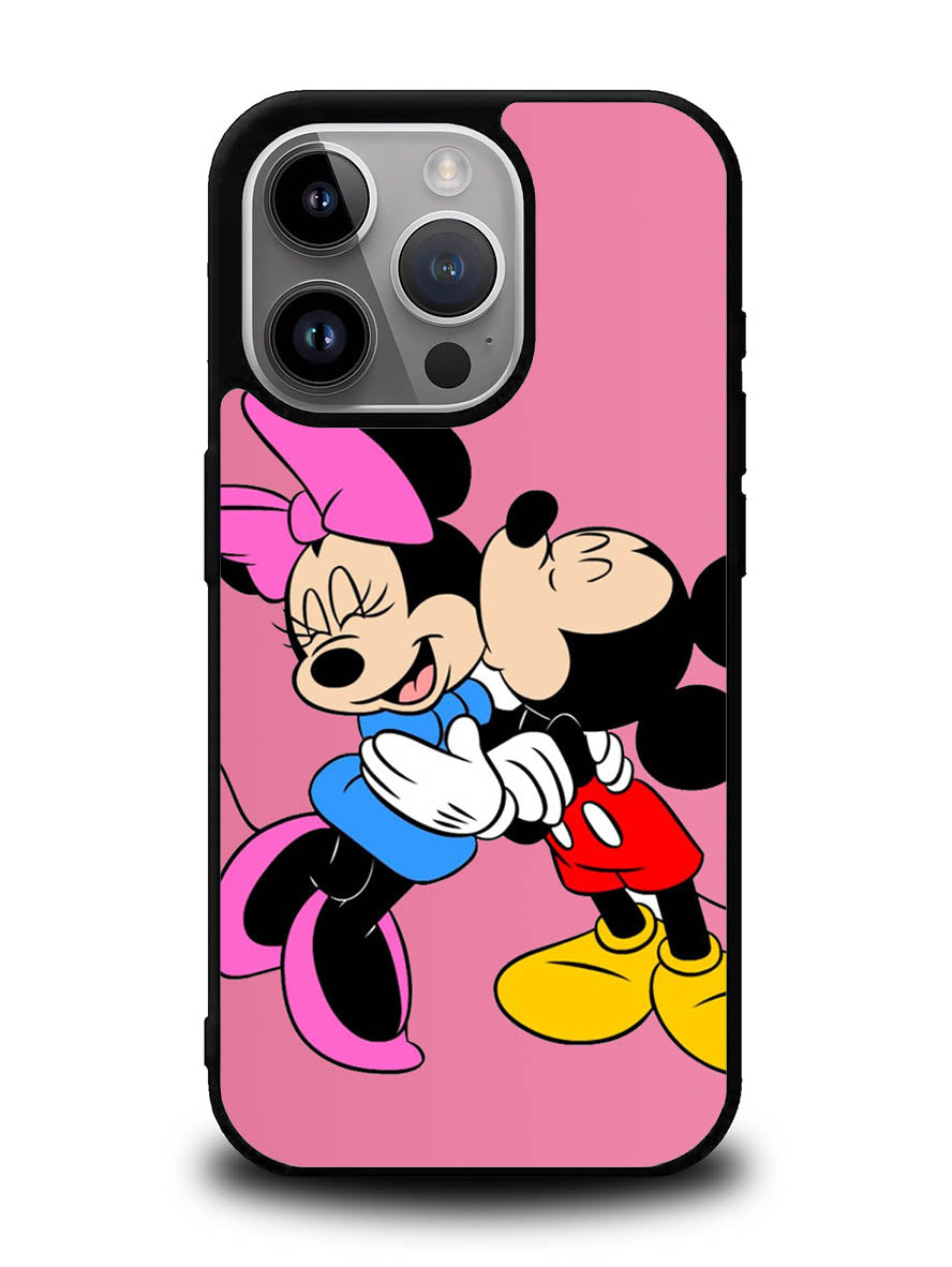 Romantic Mickey and Minnie Mouse iPhone 15 Pro Case OV2667
