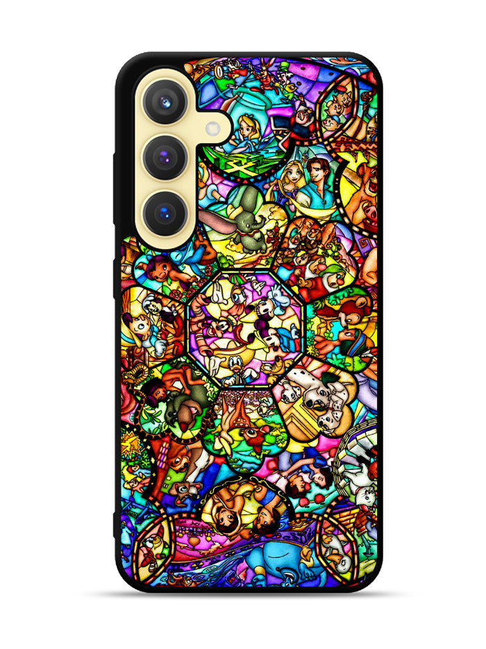 All Disney Heroes Stained Glass Samsung Galaxy S24 Plus 5G , Samsung Galaxy S24+ 5G Case
