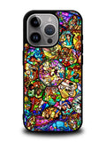 All Disney Heroes Stained Glass iPhone 16 Pro Case