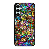 All Disney Heroes Stained Glass Samsung Galaxy A16 Case OV3024