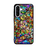 All Disney Heroes Stained Glass Samsung Galaxy A36 Case OV3024