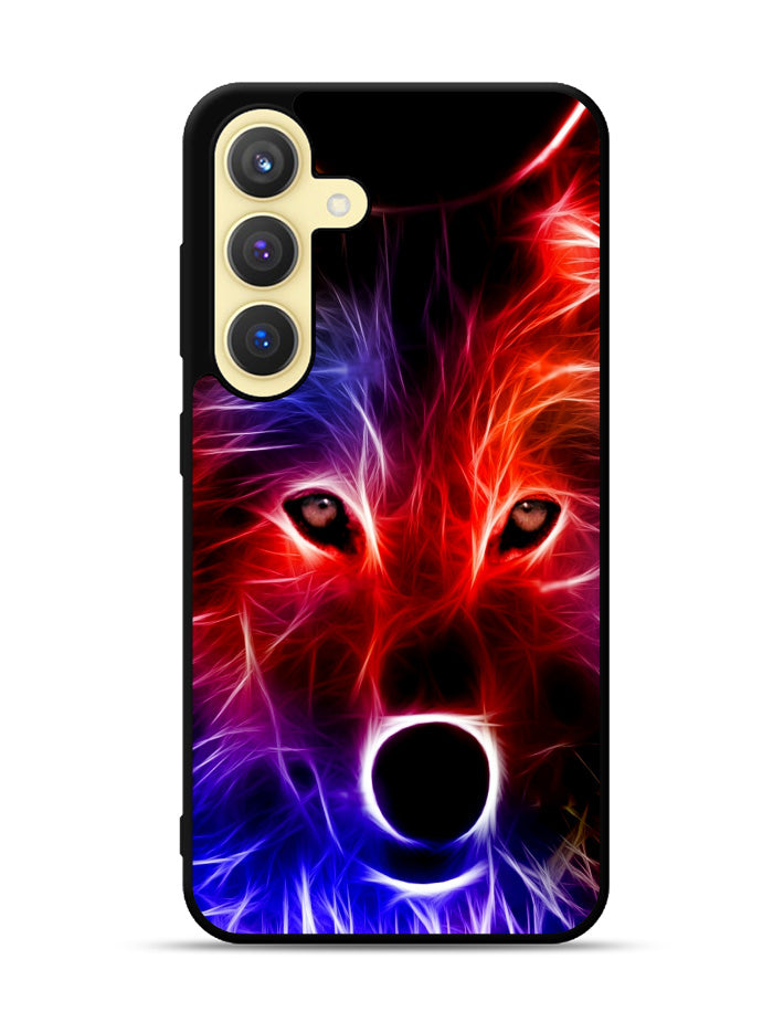 wolf glow line Samsung Galaxy S24 Plus 5G , Samsung Galaxy S24+ 5G Case OV0567