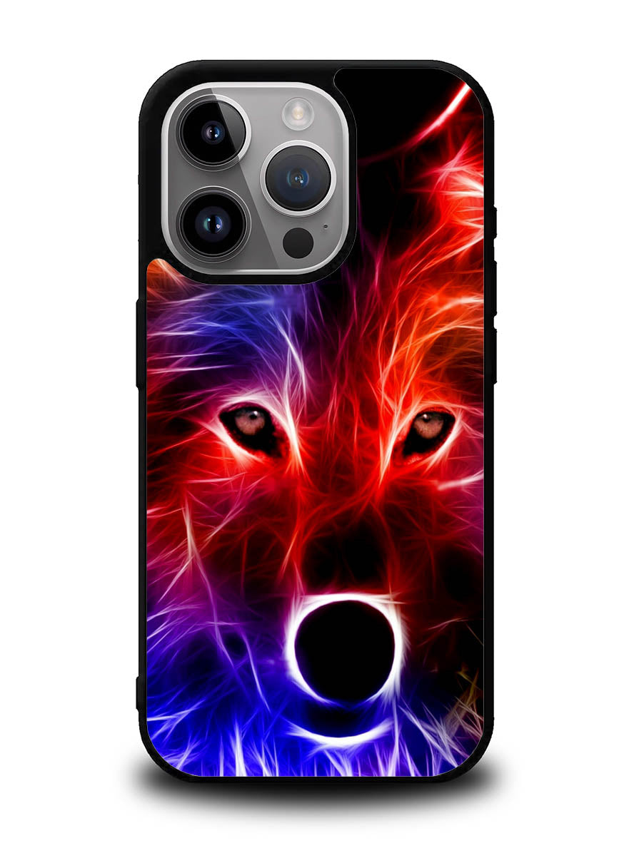 wolf glow line iPhone 14 Pro Max Case QC0567
