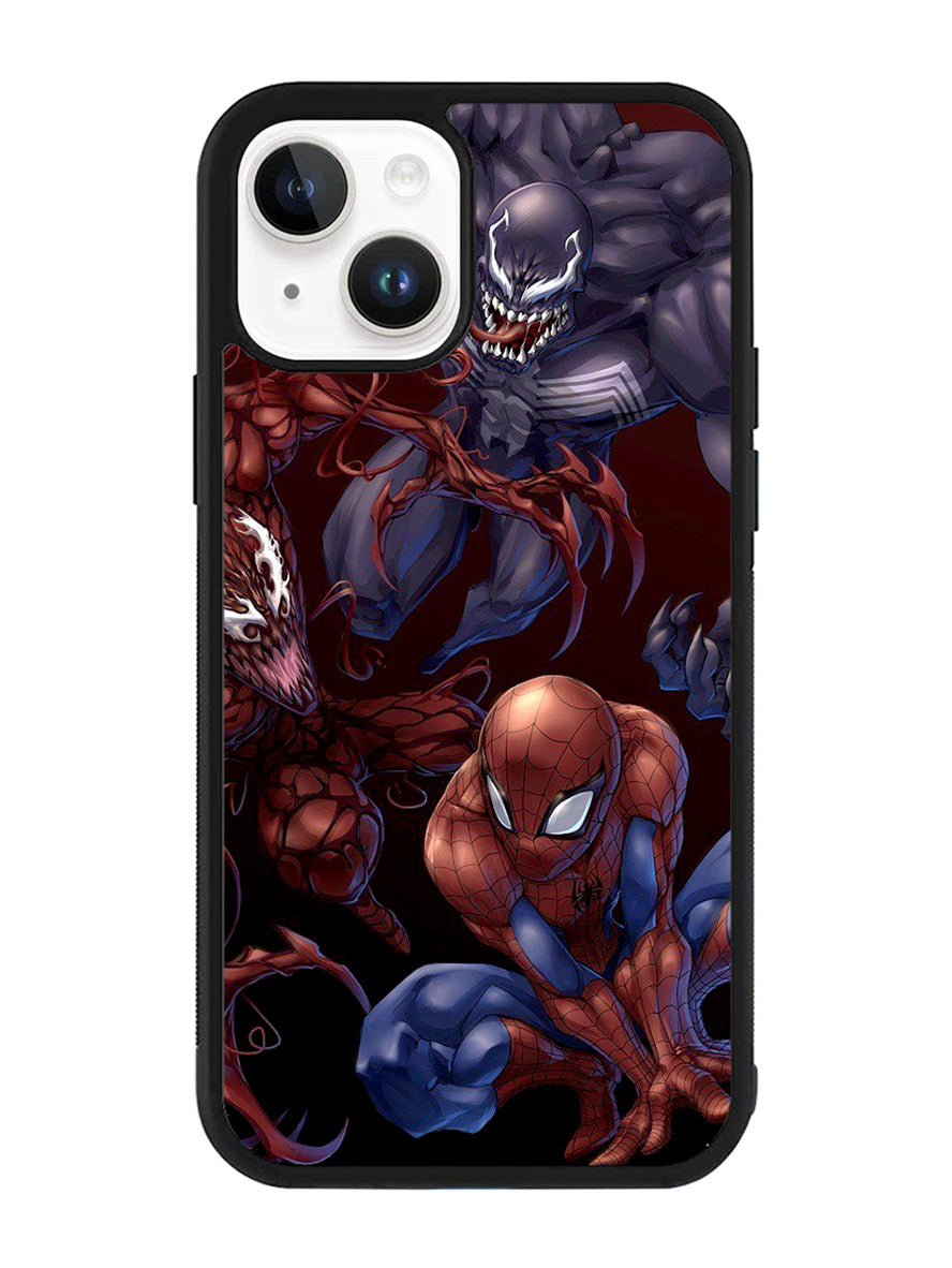 Spiderman Venom Carnage Back iPhone 15 Case OV0573