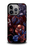 Spiderman Venom Carnage Back iPhone 15 Pro Case OV0573