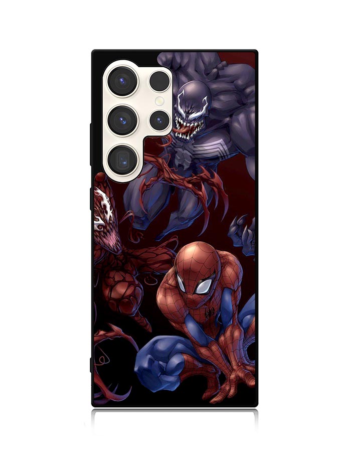 Spiderman Venom Carnage Back Samsung Galaxy S24 Ultra 5G Case OV0573