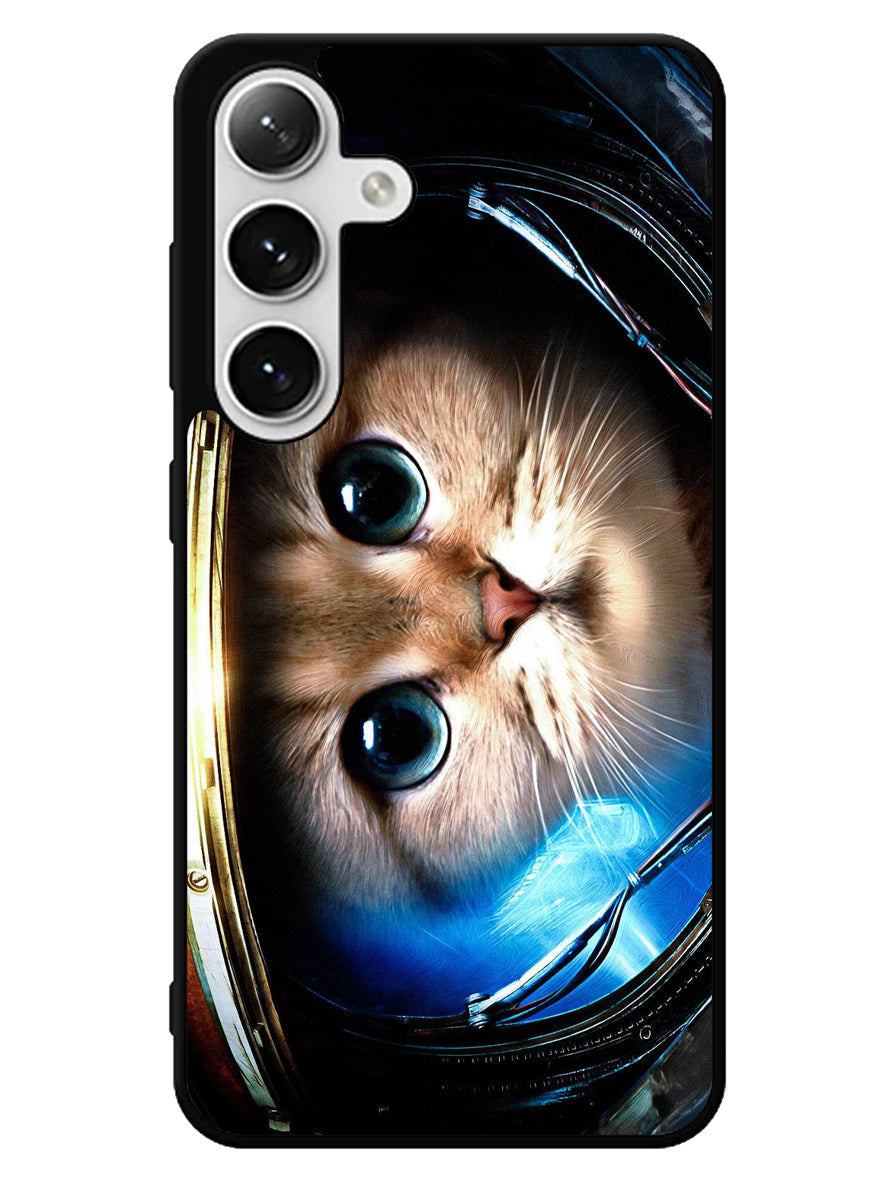Space Cat Samsung Galaxy S25 5G Case