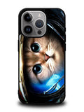 Space Cat iPhone 15 Pro Case