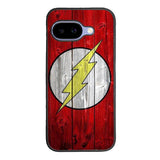 Flash SUperhero Logo on Wood Google Pixel 10A Case OV4872
