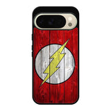 Flash SUperhero Logo on Wood Google Pixel 10 Pro Case OV4872