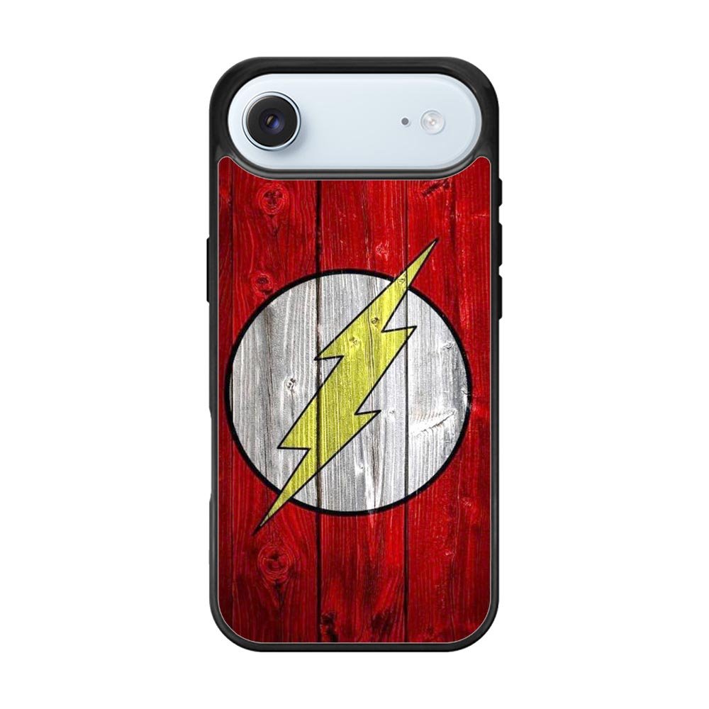 Flash SUperhero Logo on Wood iPhone Air Case OV4872