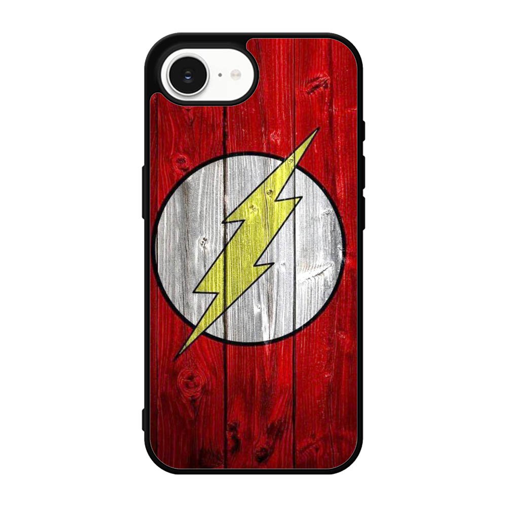 Flash SUperhero Logo on Wood iPhone 17e Case OV4872