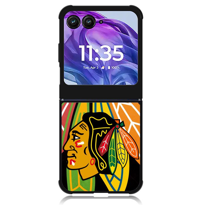 Chicago Blackhawks Motorola Moto Razr Plus 2024 , Moto Razr+ 2024 Case