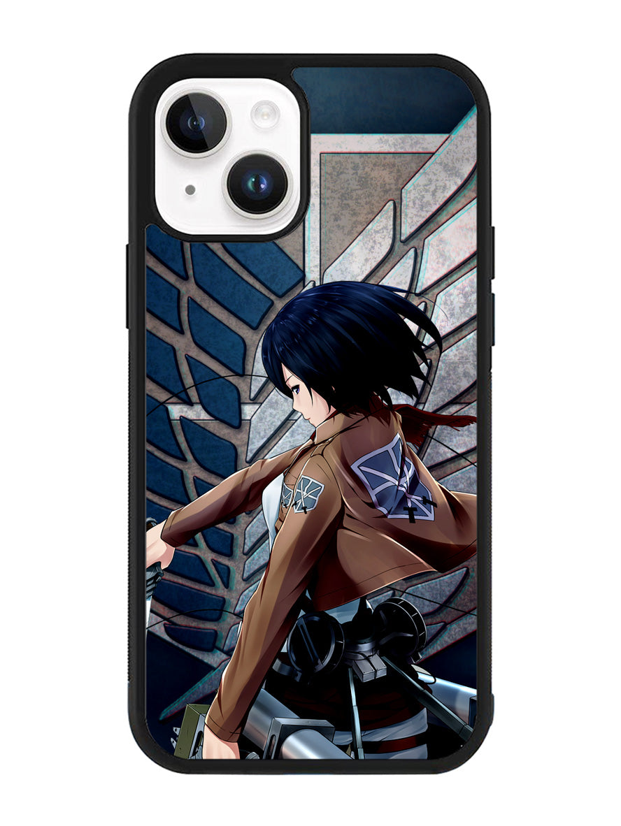 Attack on Titan Mikasa iPhone 14 Case QC0618