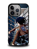 Attack on Titan Mikasa iPhone 14 Pro Case QC0618