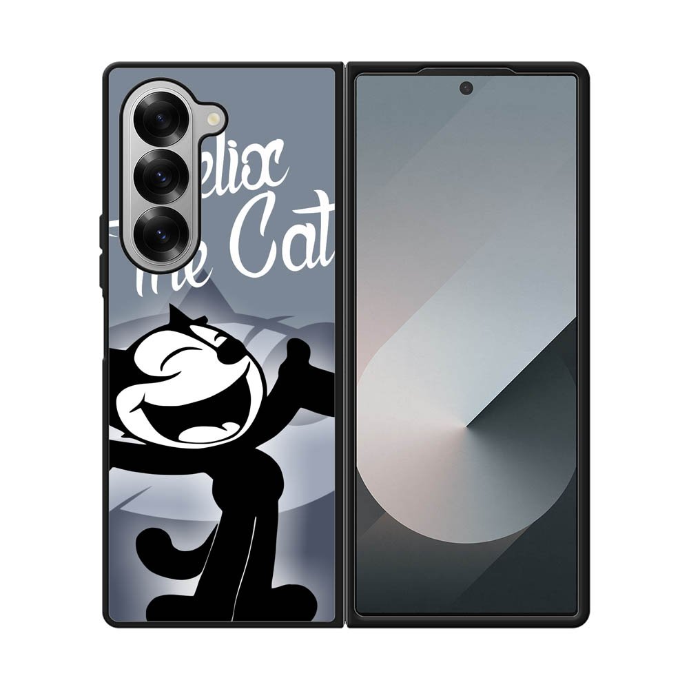 Felix happy Cat Samsung Galaxy Z Fold 7 5G Case QC0620