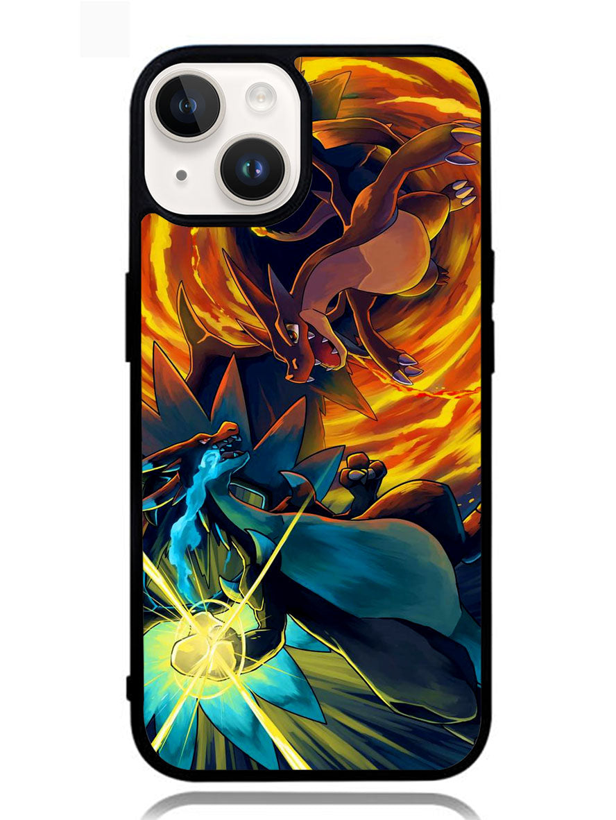 pokemon charizard mega evolution Google iPhone 14 Plus Case OV0629