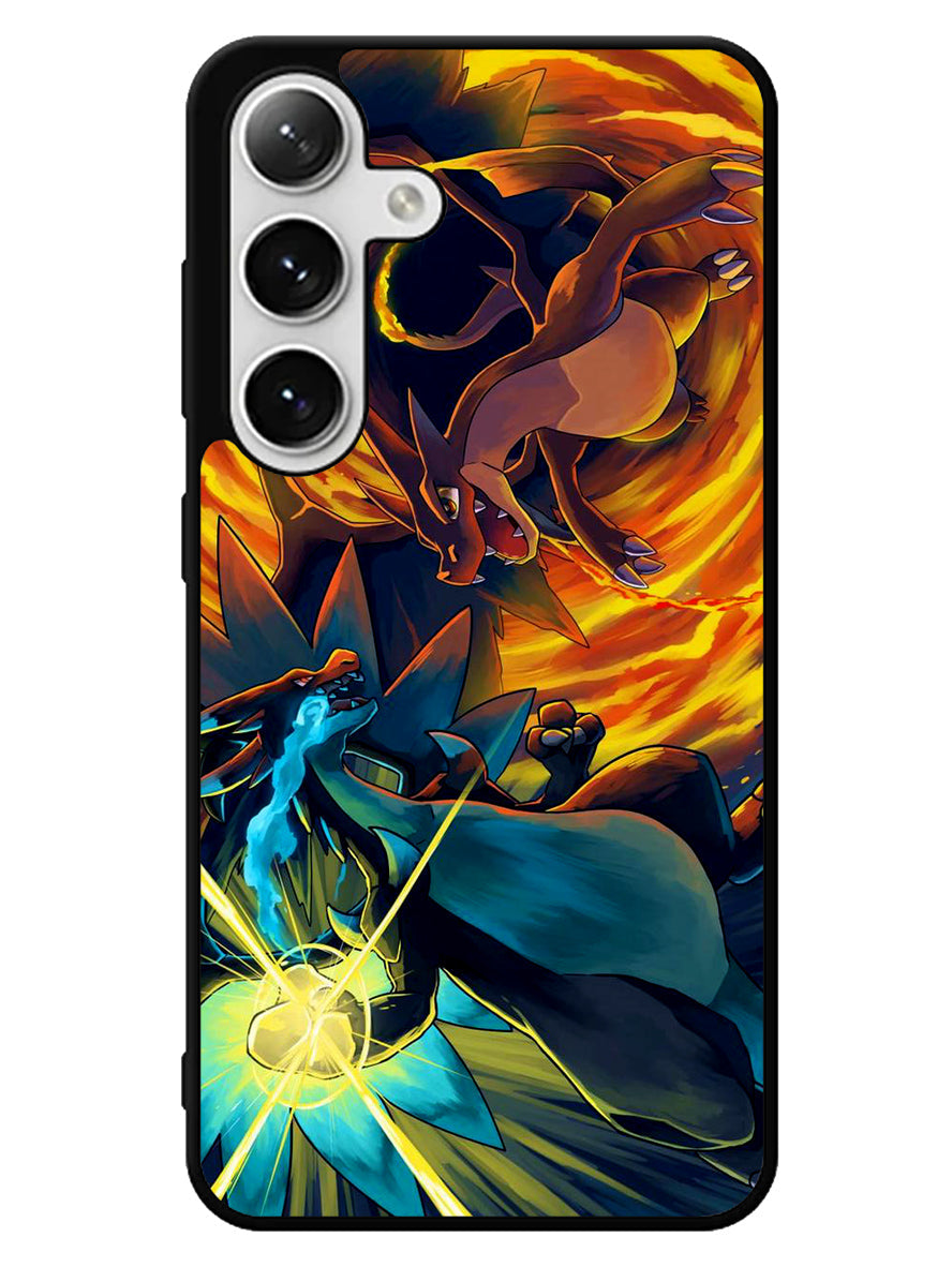 Pokemon Charizard Mega Evolution Samsung Galaxy S25 5G Case