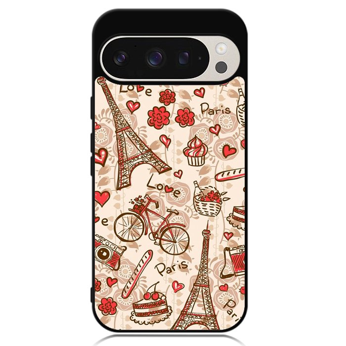 paris vintage Google Pixel 9 Pro XL Case OV0632
