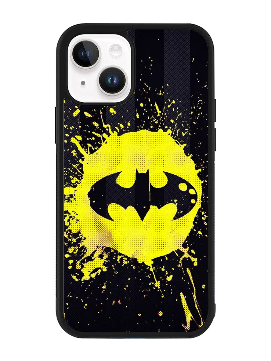 Batman Logo Yellow iPhone 15 Plus Case OV0633