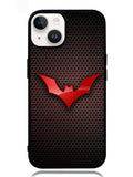 Batman Logo Red Google iPhone 14 Plus Case OV0635