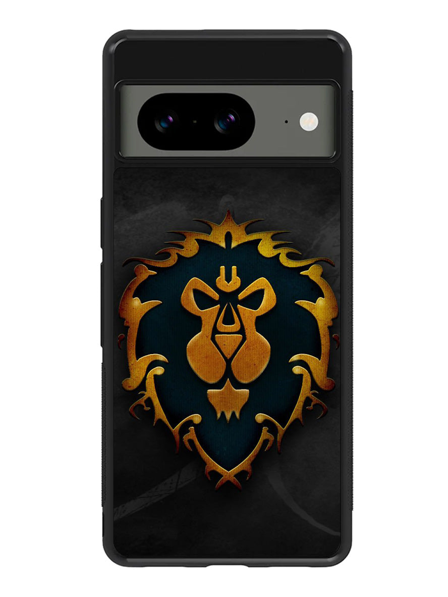 World of Warcraft Alliance Gold Logo Google Pixel 8 Case QC0642