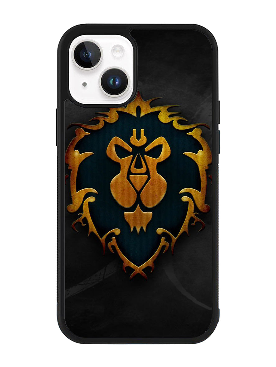 World of Warcraft Alliance Gold Logo iPhone 14 Plus Case QC0642