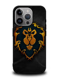 World of Warcraft Alliance Gold Logo iPhone 14 Pro Case QC0642