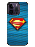 Superman Blue Carbon Logo iPhone 14 Pro Case OV0649
