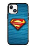 Superman Blue Carbon Logo iPhone 15 Plus Case OV0649