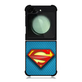 Superman Blue Carbon Logo Samsung Galaxy Z Flip 6 Case