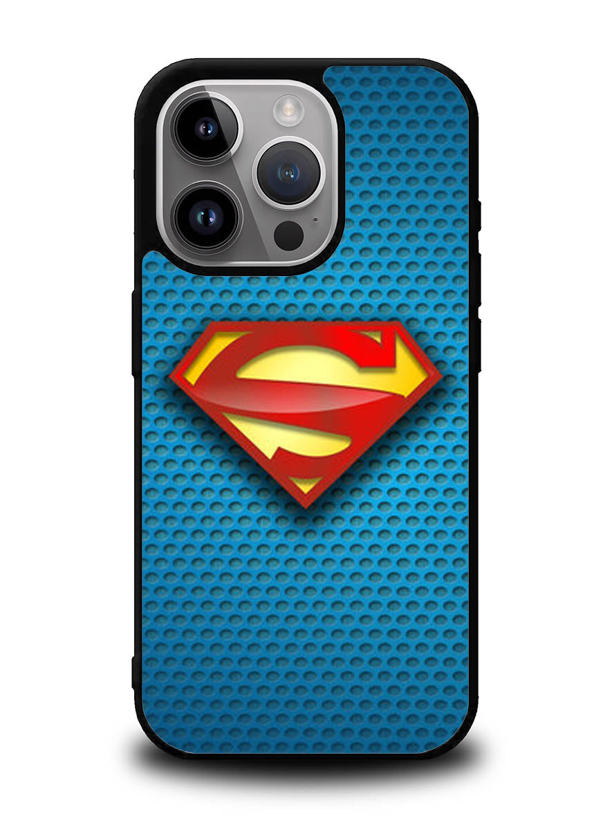 Superman Blue Carbon Logo iPhone 16 Pro Case