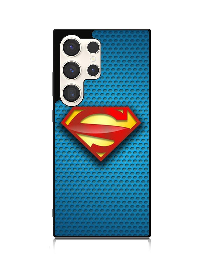 Superman Blue Carbon Logo Samsung Galaxy S24 Ultra 5G Case